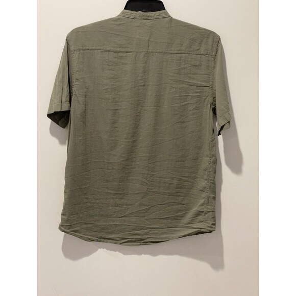 Zara Green Button‎ Down Shirt Size Large - Picture 4 of 4